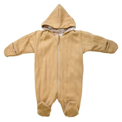 Комбинезон демисезонный Косы Чуди Кидс 122124 бежевый 01